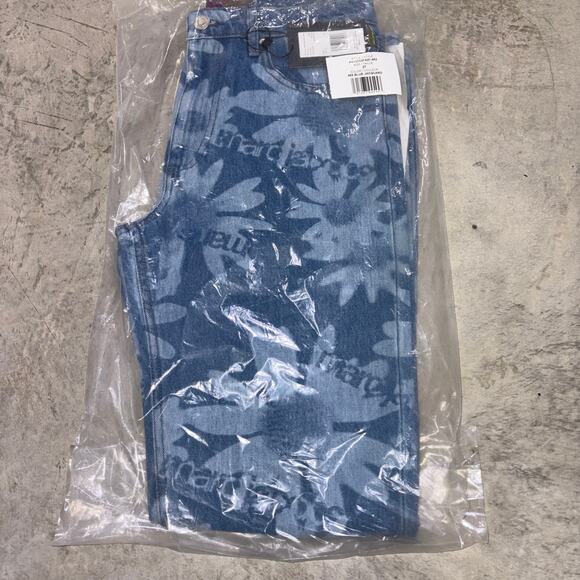 Marc Jacobs Heaven Blue Heaven by Marc Jacobs Laser Floral Jeans NWT DS - Picture 2 of 10